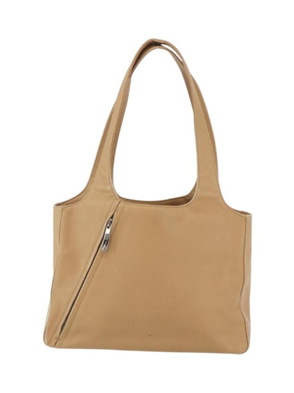 Salvatore Ferragamo Tote Bag Leather Beige Silver - Picture 10 of 16